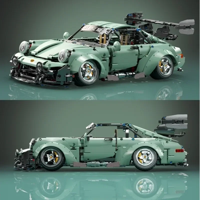 Kbox 2435PCS نموذج مكعبات بناء السيارة الرياضية Lowrider - لعبة بناء تخفيف التوتر للرجال، هدية للأولاد، مكعبات ABS للأطفال