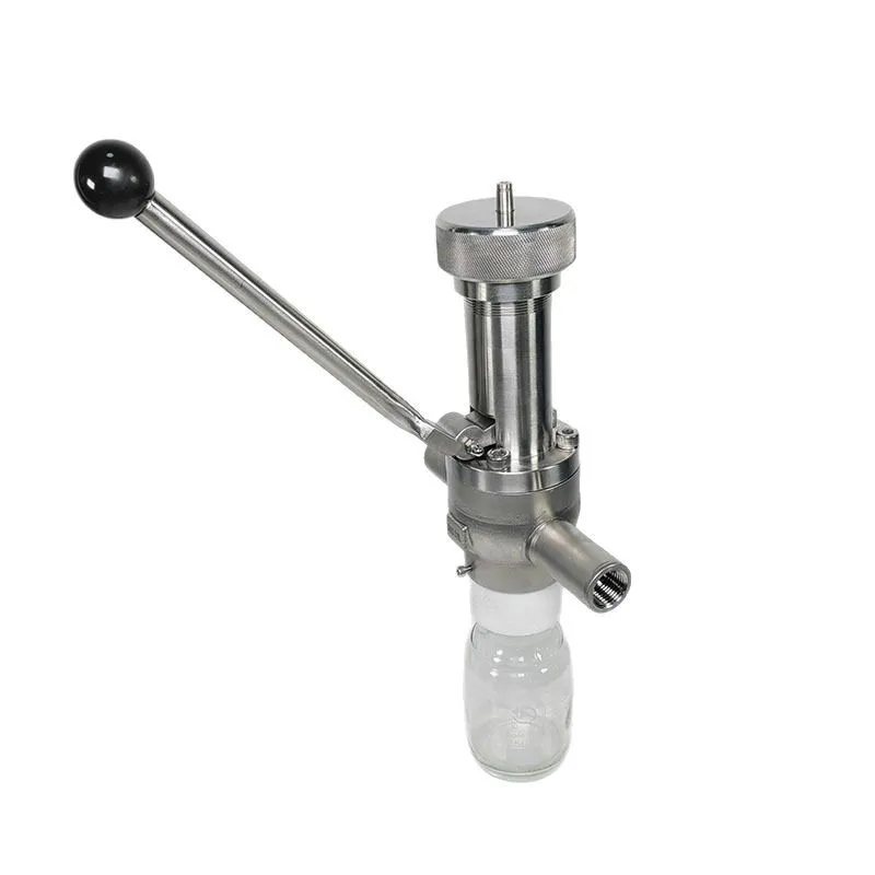 Stainless steel hand pressure pipe automatic rebound sampling valve