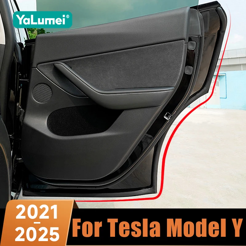 Autotür-Dichtungsstreifen, Dekoration, Verkleidung, schalldicht, wasserdicht, Gummi, für Tesla Model Y 2021 2022 2023 2024 2025, Zubehör