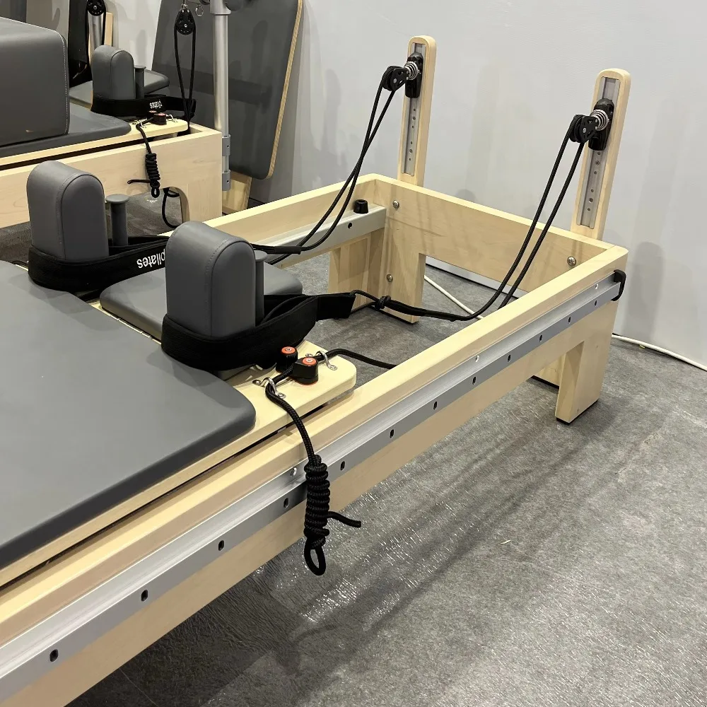 New Design Wood Pilates High Quality Best Reformer Exercise Equipment pilates elevated reformer