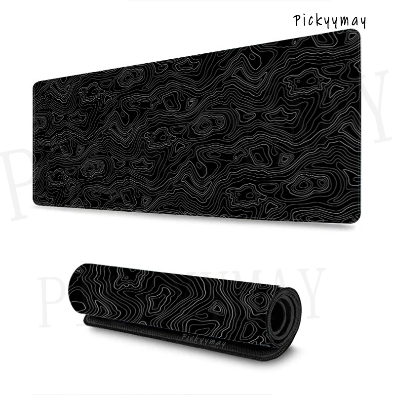 

Black And White 80x30cm XXL Lock Edge Mousepads Large Gaming Mousepad Keyboard Mats Mouse Mat Beast Desk Pad For Gift Mouse Pads