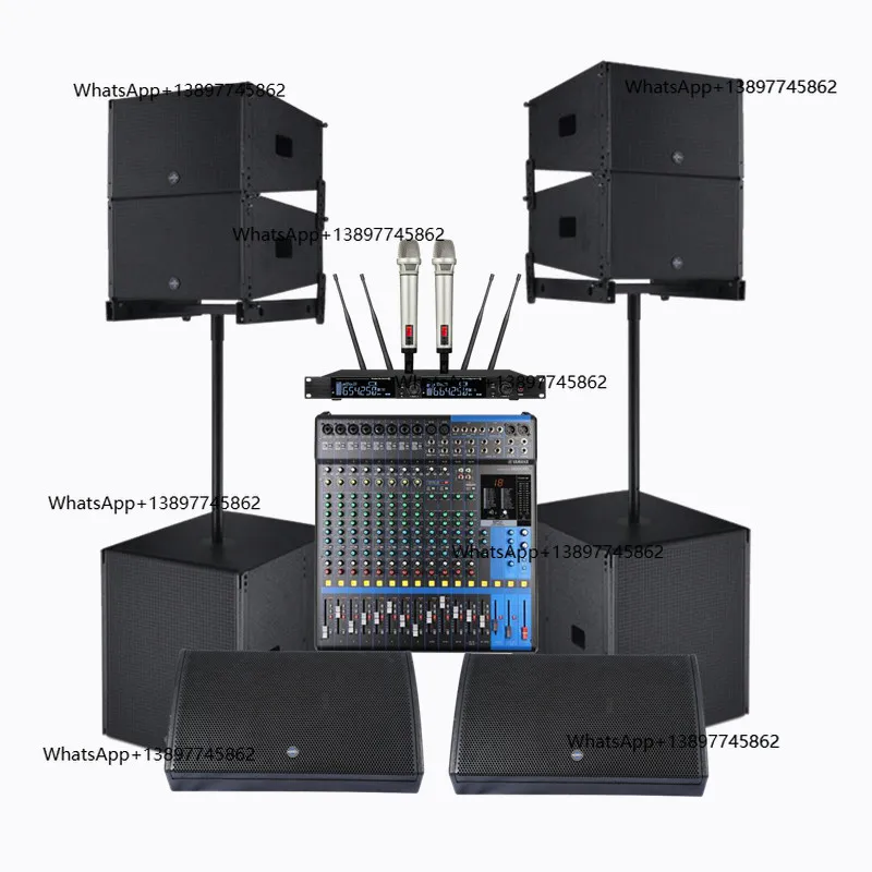 Peiqi Party Speaker Line Array Equipo de sonidos profesionales Pasivo