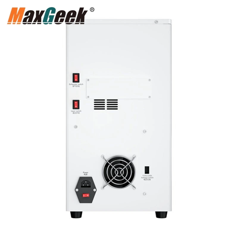 Maxgeek TBK-958F 500W Mini Automatic Laser Screen Separator Machine Built-in Smoking Instrument Marking Machine