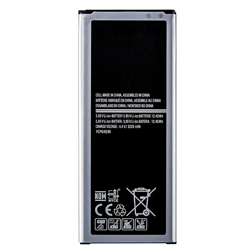 4.4V 3220mAh EB-BN910BBE Mobile Phone Battery for Samsung Galaxy Note 4 Note4 SM N910 N910F N910A N910P N910T N910H N910V