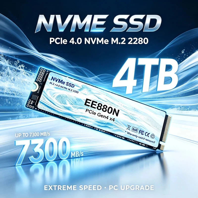 M.2 Nvme 4Tb Pcie 4.0 Ssd - EE880N M.2 2280 PCIe 4.0 X4