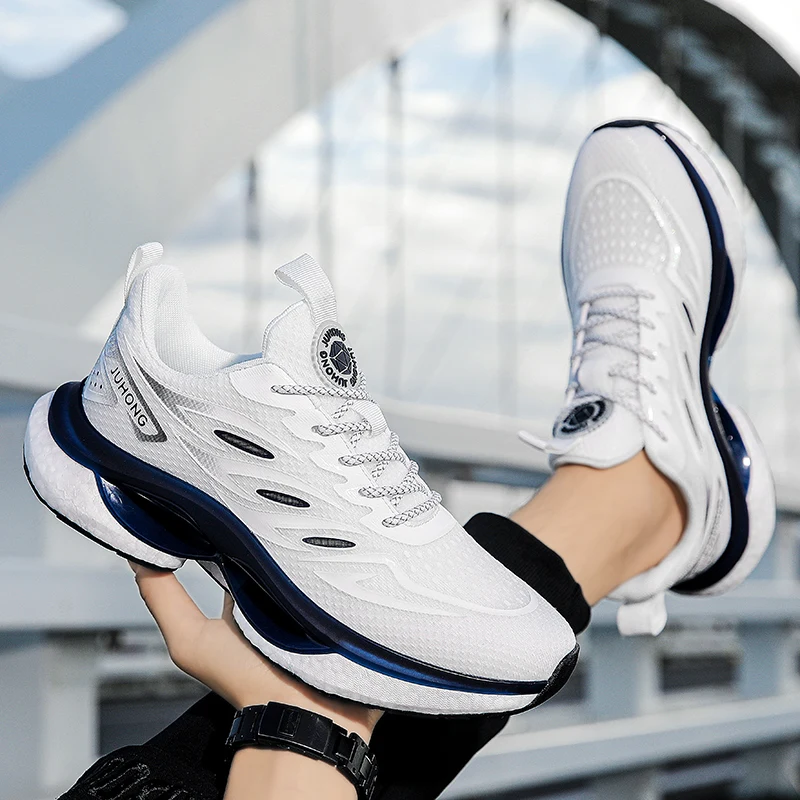 Men Sneakers Running Shoes Women Plus Size Sports Shoes Casual Couple Trainers Shock Tennis Gym Shoes