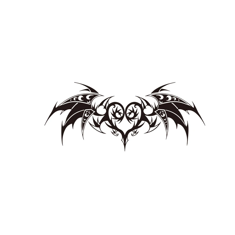 Black Temporary Tattoo Set Art Sexy Abdominal False Tattoo Durable Waterproof Sticker Sexy Pattern