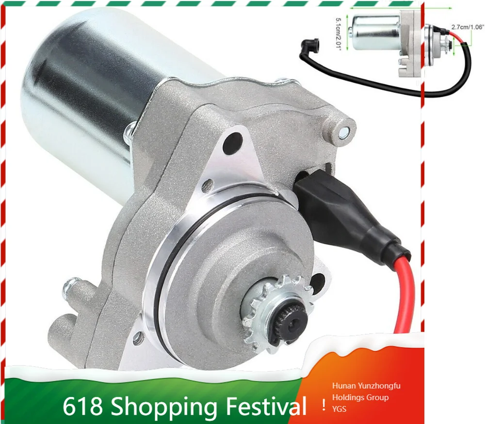 Top Mount Starter Motor C110 Fit ATV 50 70 90 110 125cc Four Wheeler Engine Starting Replacement Motor