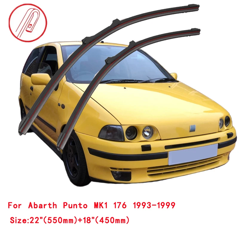 ل أبارث بونتو غراندي بونتو بونتو إيفو 1994-2016 176 188 199 ممسحة زجاج السيارة الأمامي شفرة الزجاج الأمامي ملحقات الزجاج الأمامي