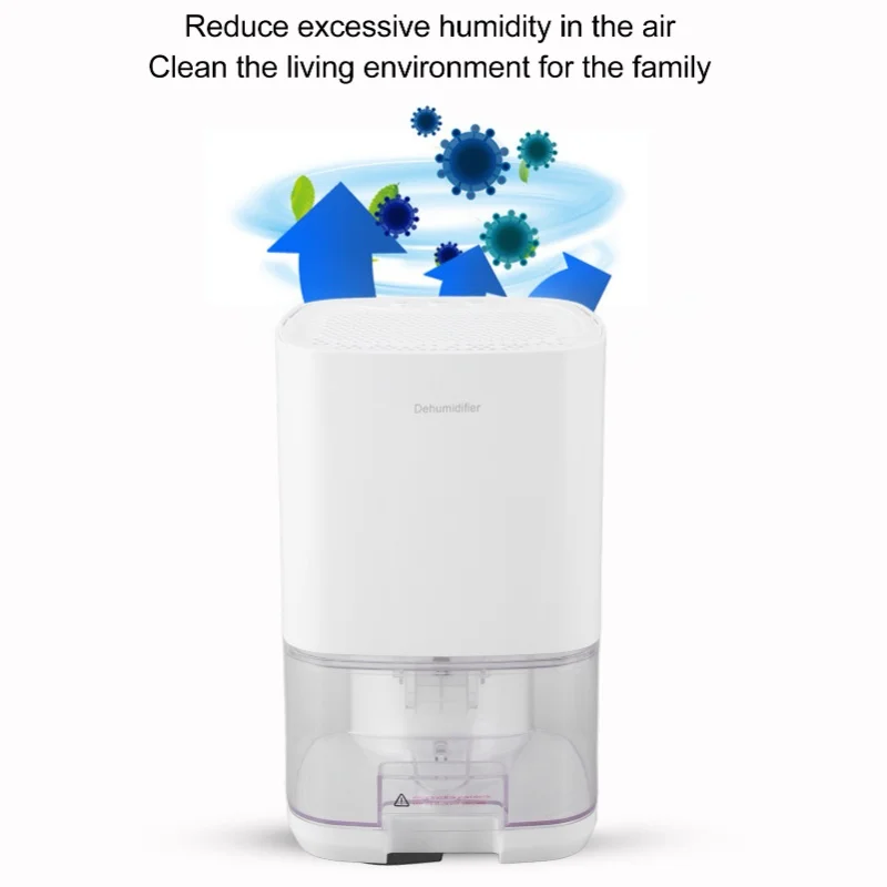 1L Water Tank Dehumidifiers Multifunctional  Auto Shut Off Colorful Night Light 350ML/D Dehumidifier For 35㎡ 100-240V