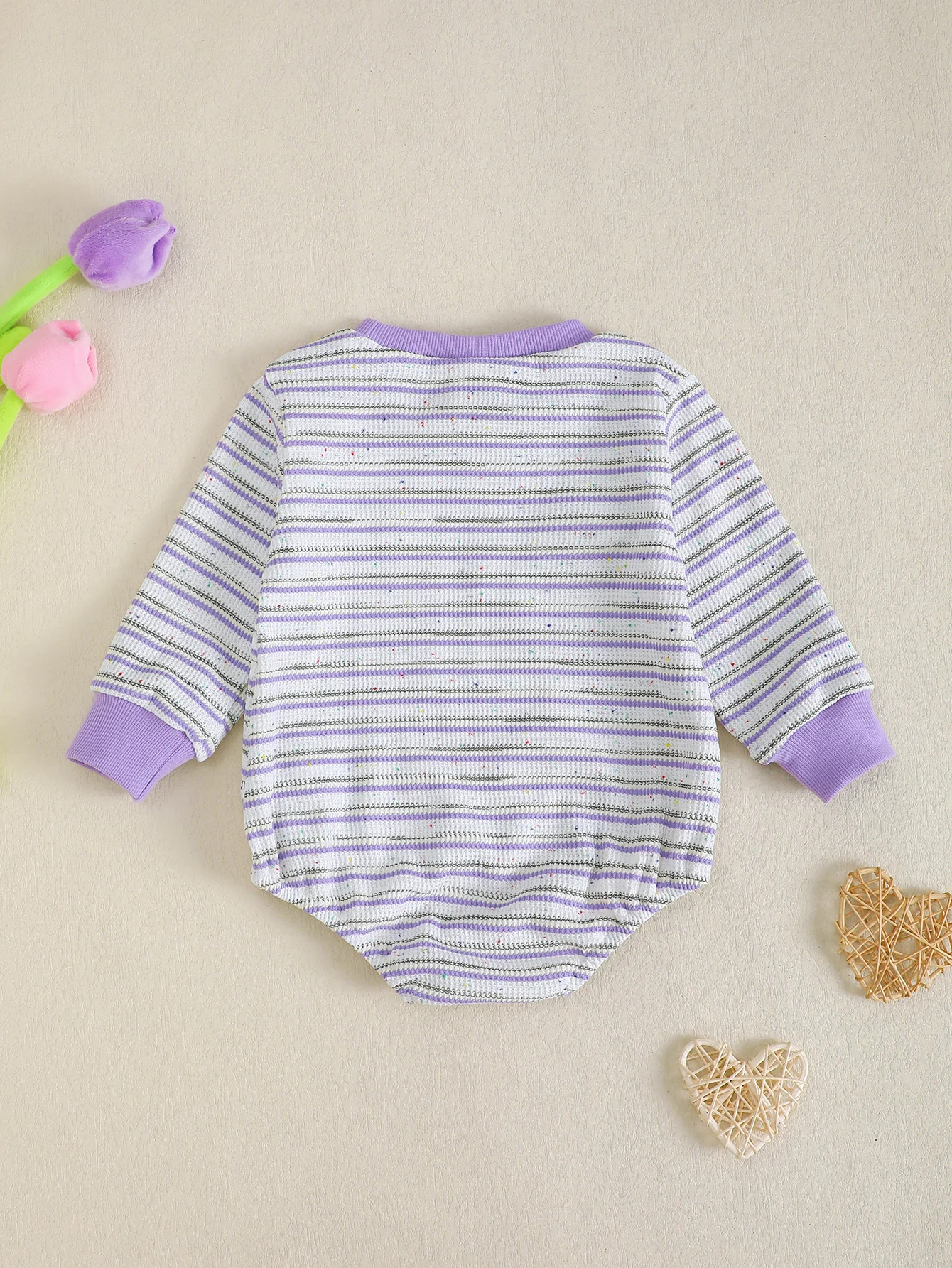 لطيف القط طويلة الأكمام نيسيي للطفل الفتيات ربيع الخريف نمط رومبير الرضع الزي #2