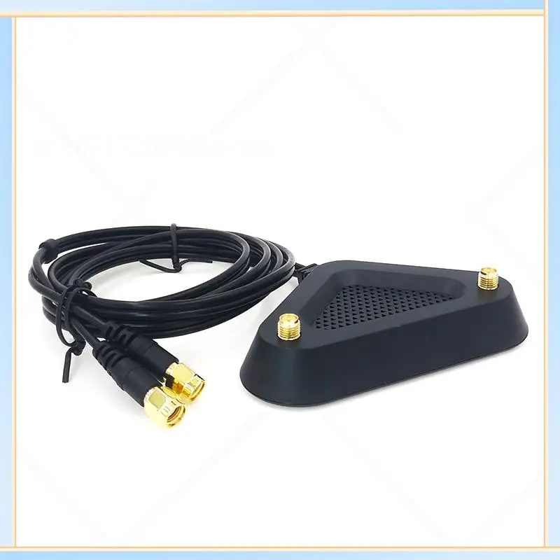 -A60I 2.4G/5G Dual Frequency Extension Cable Antenna Wifi Router Wireless Network Card Connector Adapter Magnetic Suction Base