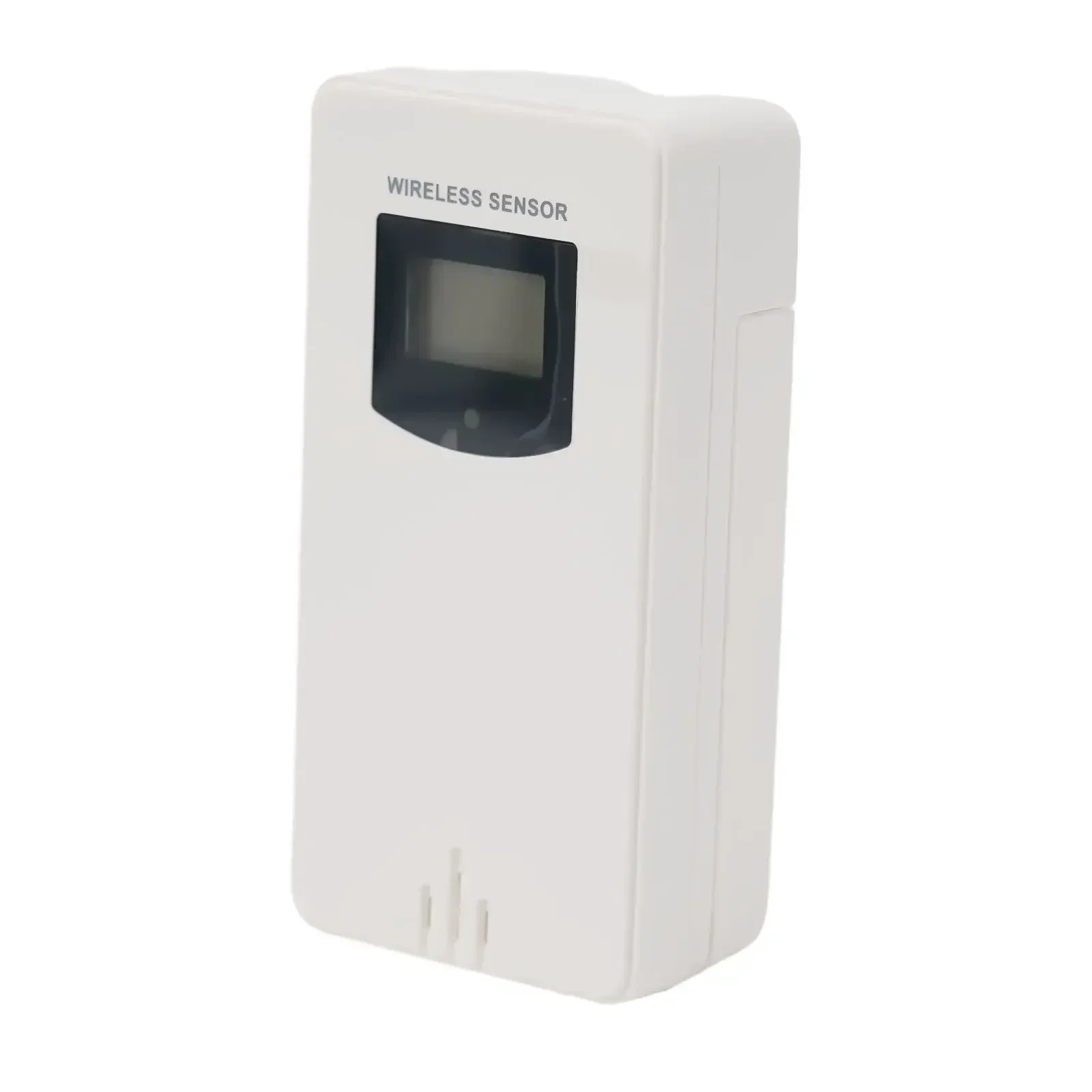 FanJu Weather Station Sensor 1Wireless Thermo Sensor 433 92MHz RF Frequency Long Transmission Range White Plastic
