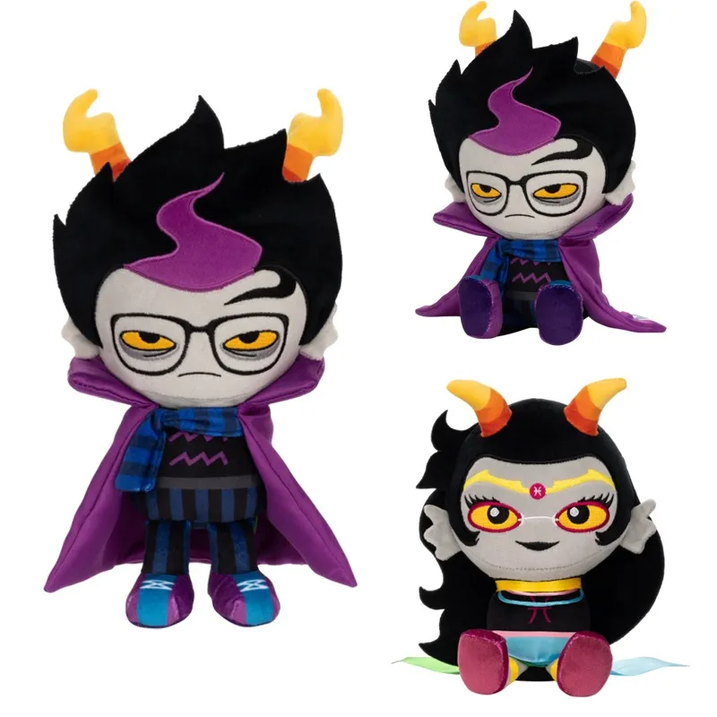 

New Homestuck Eridan Ampora Plush Toy Cute Armless Boy With White Clothes Black Hair Stuffed Doll Pillow Toy For Kid Gifts