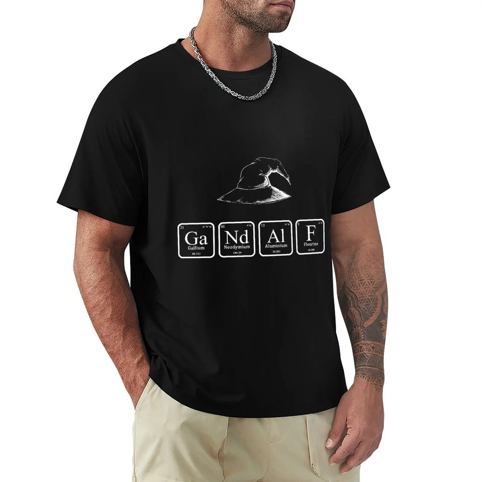 Chemical Sorcerer T-Shirt Work Wear Simple Tee Shirt