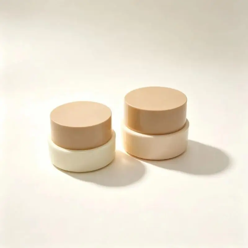 Empty Plastic Nail Art Cosmetic Round Containers Jar Face Cream Pot Nail Gel Powder Box Makeup Lotion Tool
