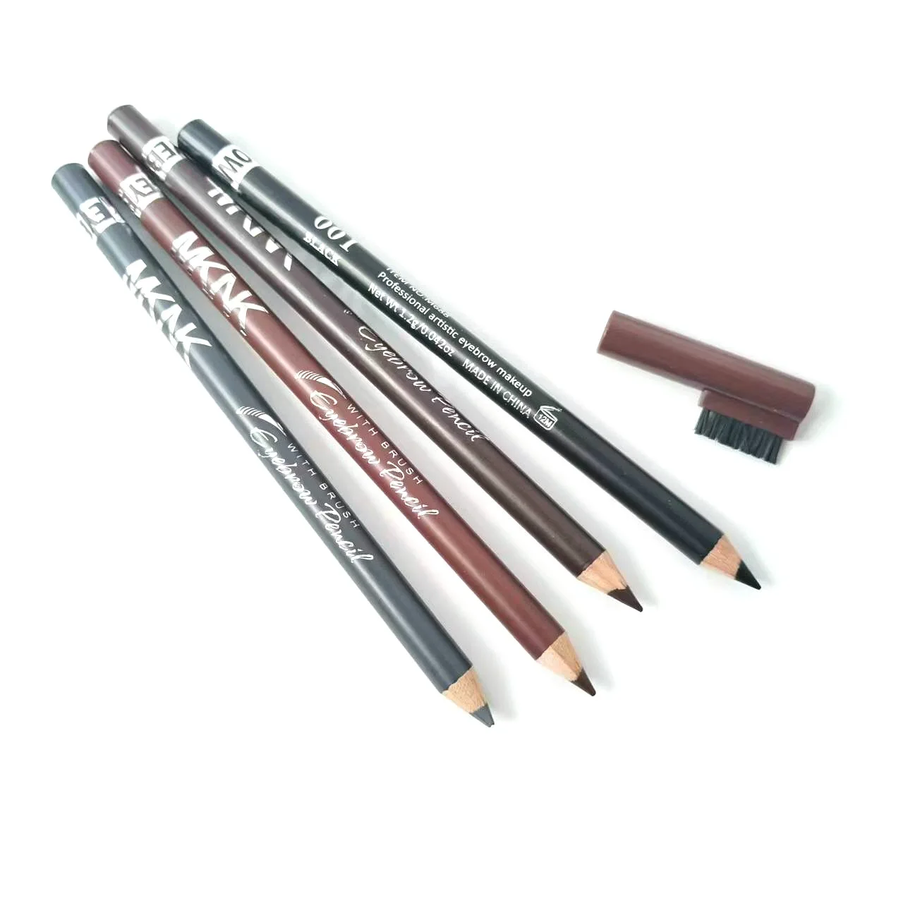 1 st Waterdicht Wenkbrauwpotlood Precieze Brow Definer Zwart Blond Bruin Wenkbrauw Pen Langdurige Make-up
