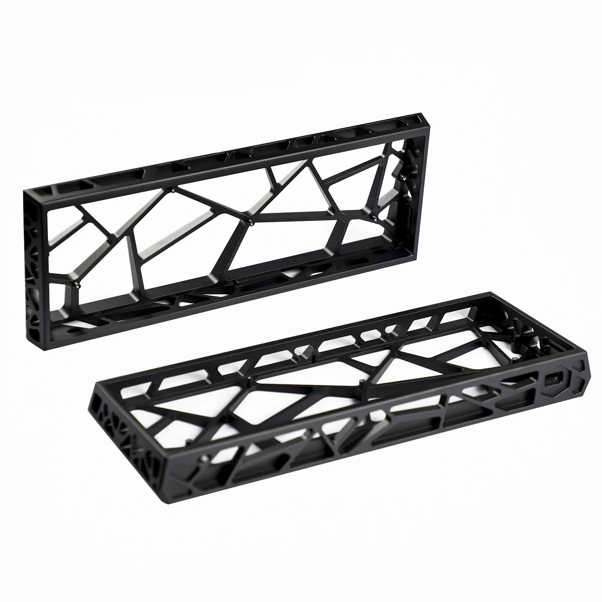 

60% Hollow60 GH60 Художественный анодированный алюминиевый чехол для Wooting60HE Poker2 Pok3r DZ60 YD60MQ GK61 GK64 DK64 Аналогично Holy60
