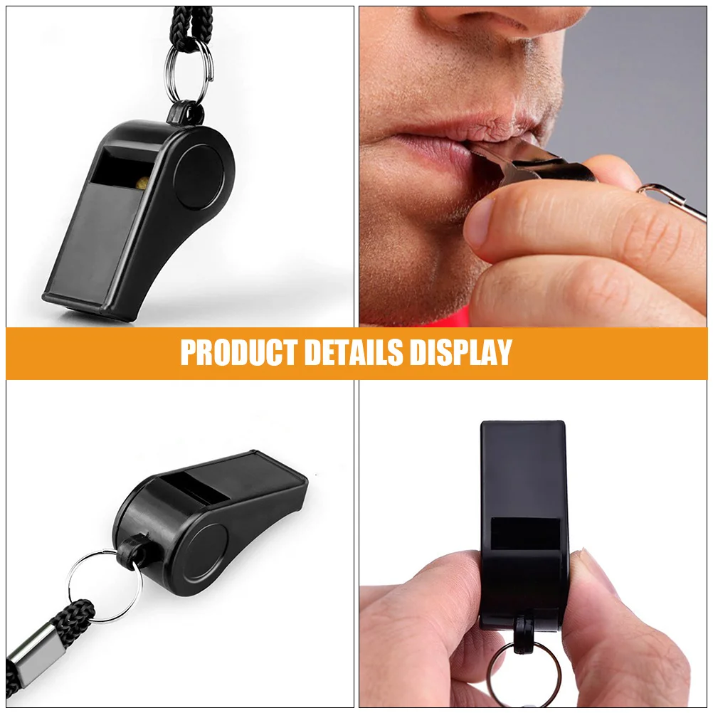 10 pçs apito confiável uso de longo prazo melhor presente para professores árbitro atividades ao ar livre apito portátil assobios