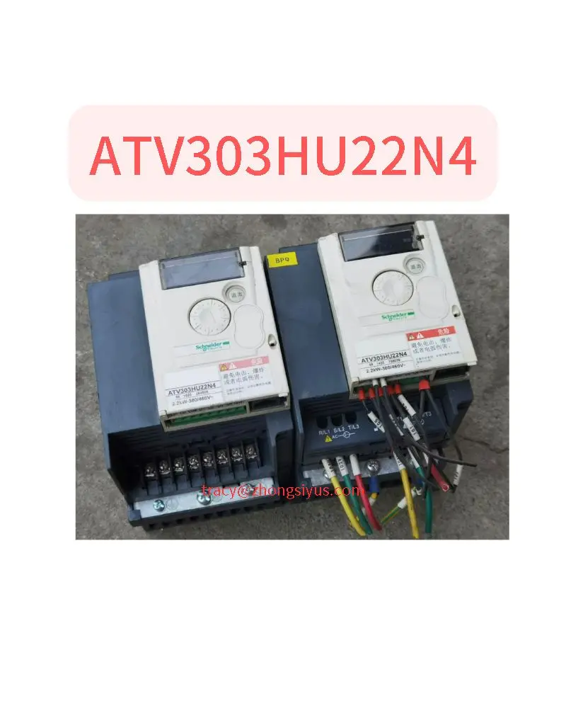 

Used inverter 2.2KW three-phase input ATV303HU22N4 test function normal