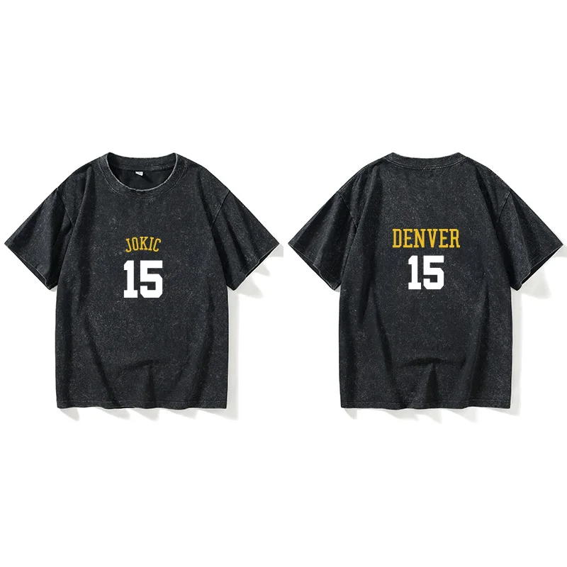 

Свободная спортивная футболка для баскетбола с круглым вырезом, хлопковая, молодежная, модная, летняя, повседневная одежда для мужчин и женщин