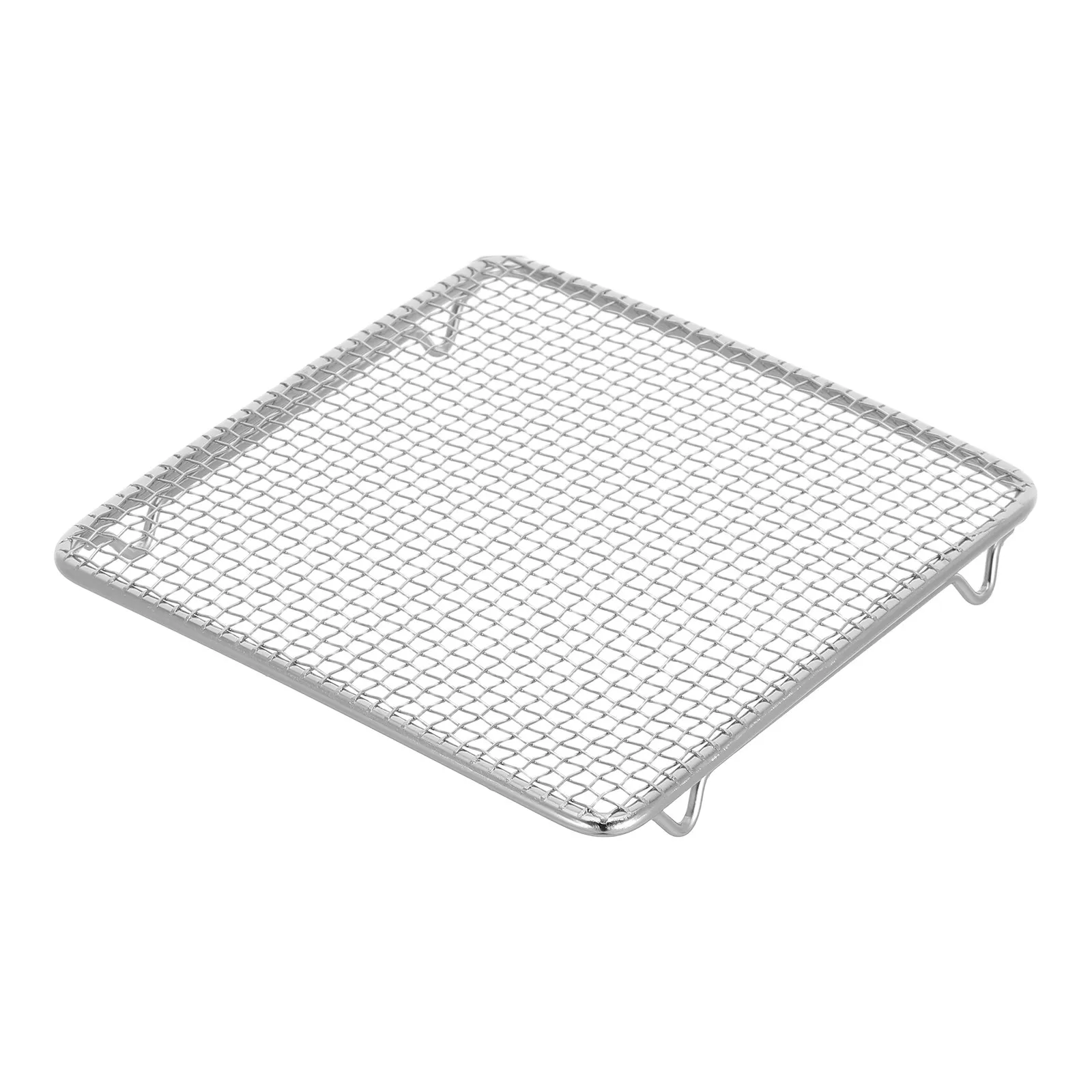 6Inch Stainless Steel Barbecue Grill Net Wire Rack with Stable Legs for Outdoor Grill Pan Oven Baking Wire Cooking Net