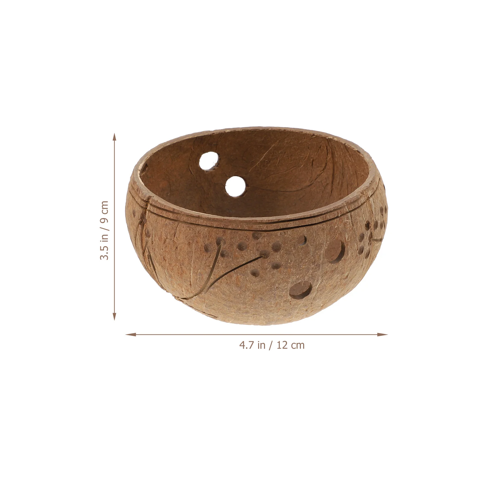 وعاء نبات عصاري معلق على شكل قشرة جوز الهند سلة معلقة على شكل زهرة صغيرة للداخلية والخارجية وديكور حديقة الشرفة وعاء الزراعة والحديقة #6