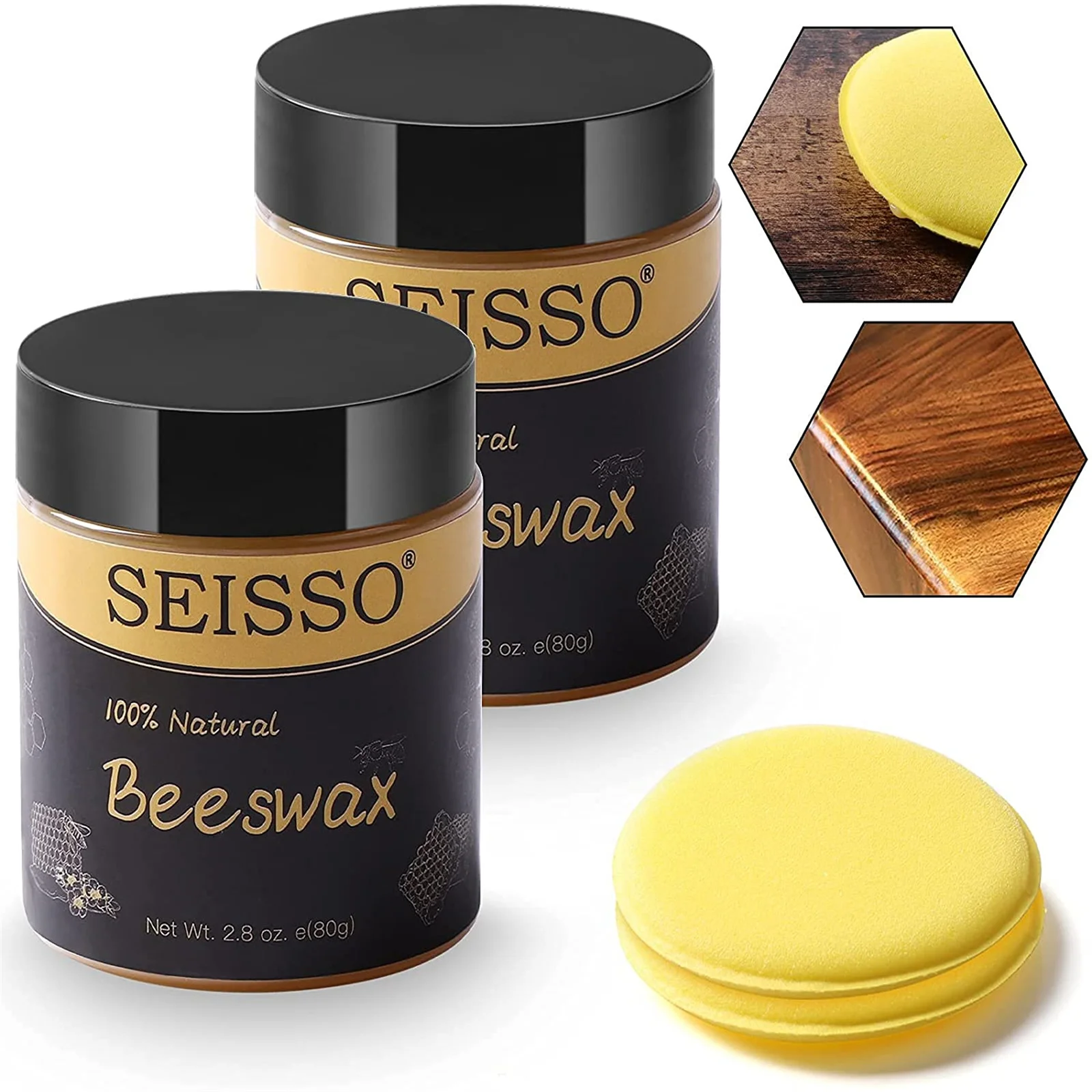 

Wood Care Wax Solid Wood Furniture Polishing Seasoning Beeswax Polisher Waterproof Furniture Care Maintenance Beeswax