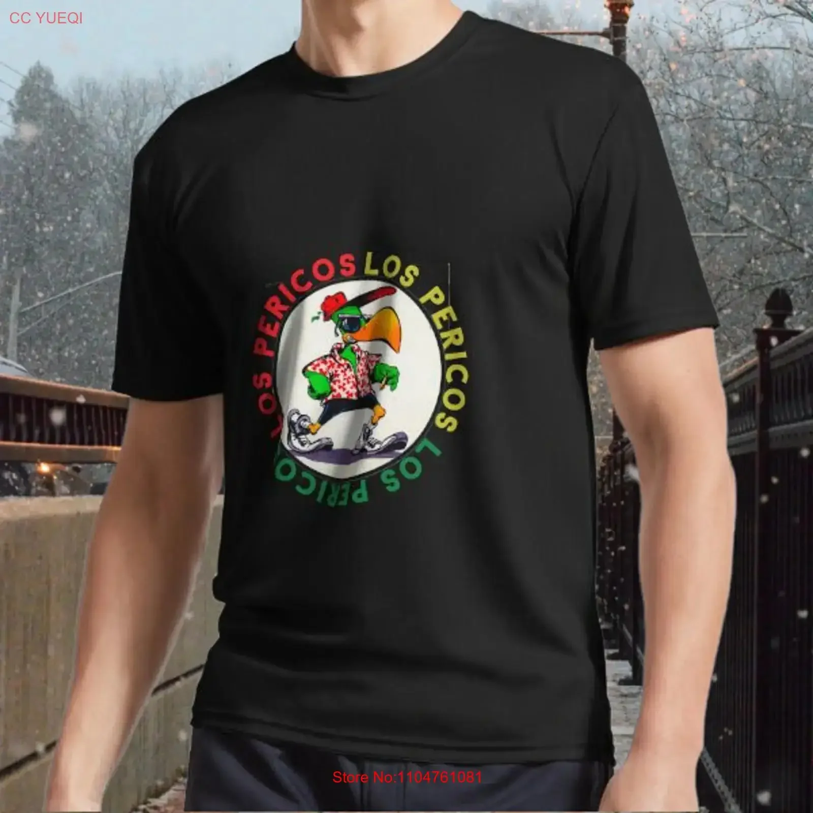 Nueva camiseta para hombre Los Pericos con logo original de los 90, divertida, talla hasta 5XL, estilo vintage, lavada, cómoda, gráfica, elegante, streetwear