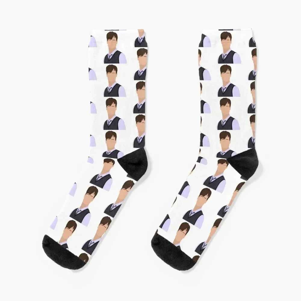 

Spencer Reid Profile Socks bright garter men cotton high quality Men's new year Men Socks Luxury Brand Women's