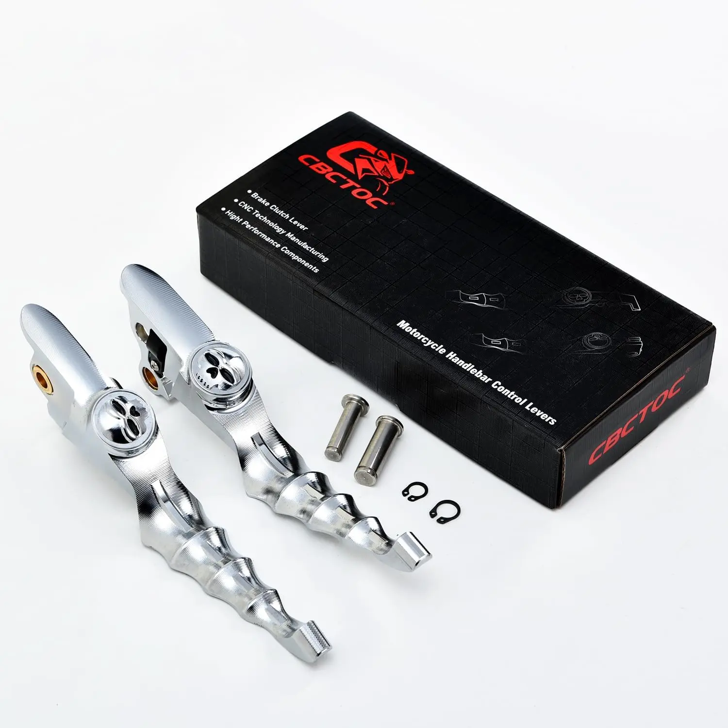 

Рычаги тормозной муфты с ЧПУ для мотоциклов, совместимые с туристическими моделями 2008-2016, хромированная отделка