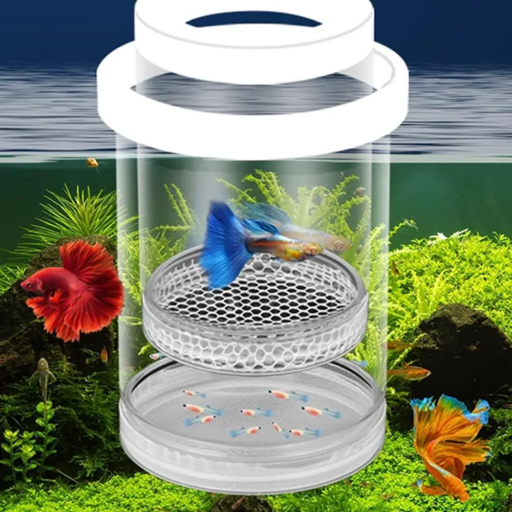 Plastic Floating Fish Breeding Isolation Box For Guppy Fish Breeding Isolation Box Aquarium Hatchery Accessory G4H7