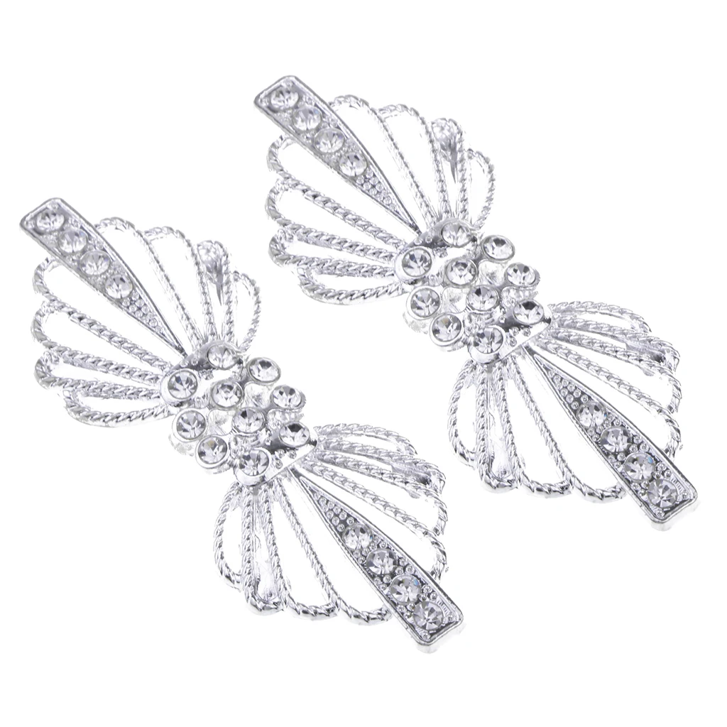 Alloy Crystal Rhinestone Buckle Sewing Accessory for Jewel Cover Garment Accessories Decorative Pins for Clothes Dress