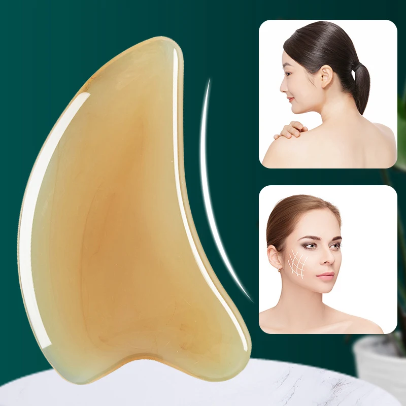 Skin Scraping Resin Gua Sha Massage Board Guasha Plate Face Eye SPA Massager Scrapers Tools For Face Neck Back Body Legs'