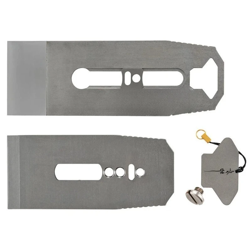Premium 4.0mm Thick Steel Titanium Base Replacement Blade with Chip Breaker For No 4, 4-1/2, 5, 5-1/2, 6, 7 Hand Plane