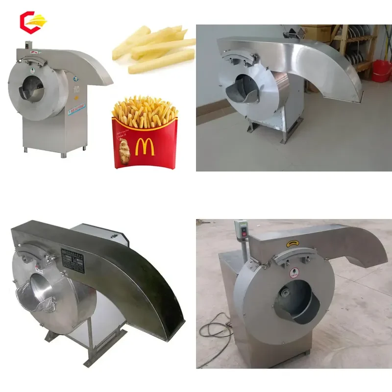 Manual Industrial Electric Cassava Crispy Carrot Slicer for French Fried Potato Chips