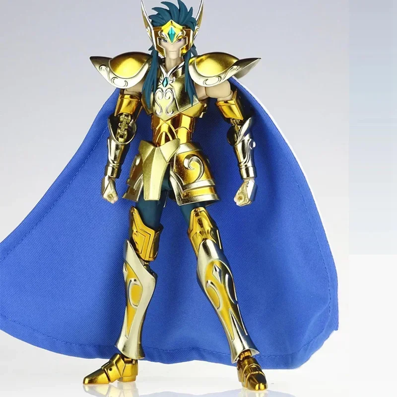 MST Saint Seiya Myth Cloth EXM/EX Aquarius Camus with Hyoga Cygnus Head Gold Knights of The Zodiac Anime Action Figure in Stock