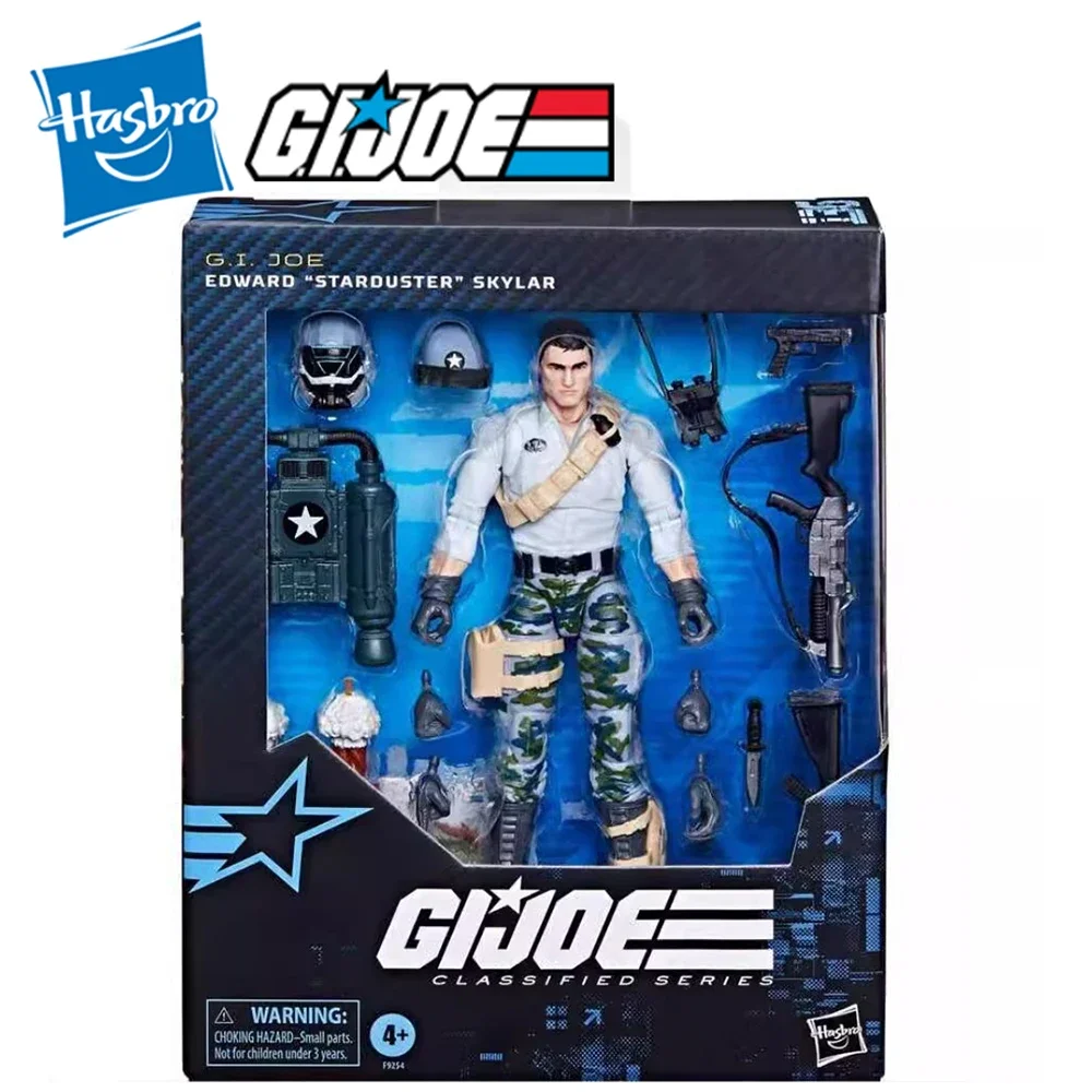 Hasbro G.I. Joe Classified Series #136 Deluxe Edward Starduster Skylar 6inch Action Figure Model Toy Collection Hobby Gifts