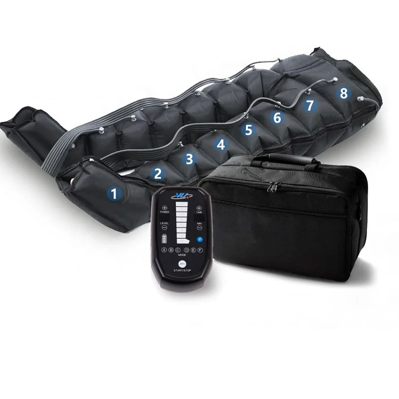 STLFNew Arrival Factory Supply Pressotherapy Lymphatic Drainage Machine 8 Chambers Leg Massager Compression Boots
