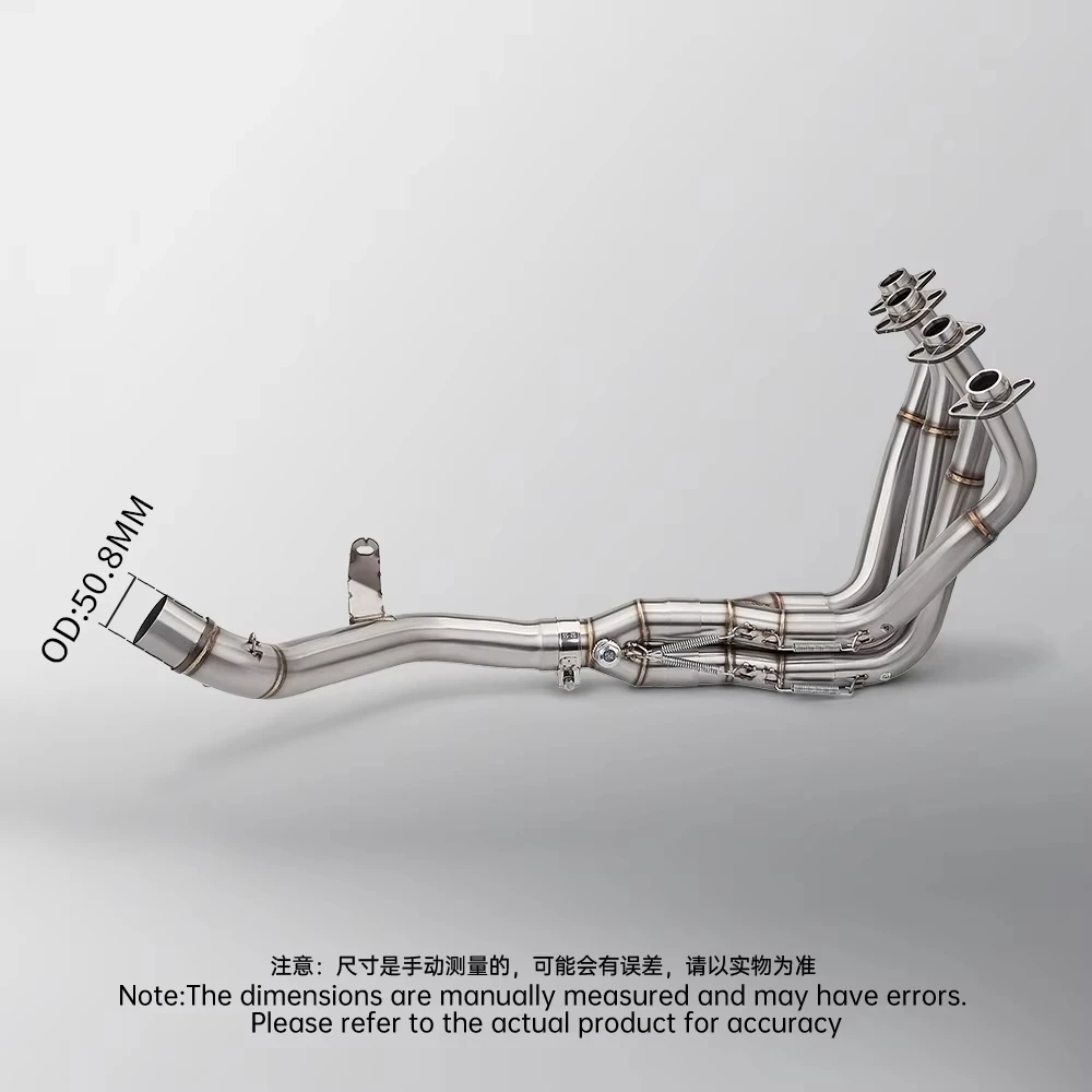 51mm Motorcycle Exhaust Escape Full System Muffler Header Front Link Pipe For Z900 A2 35KW 70KW Slip On  2017 - 2024