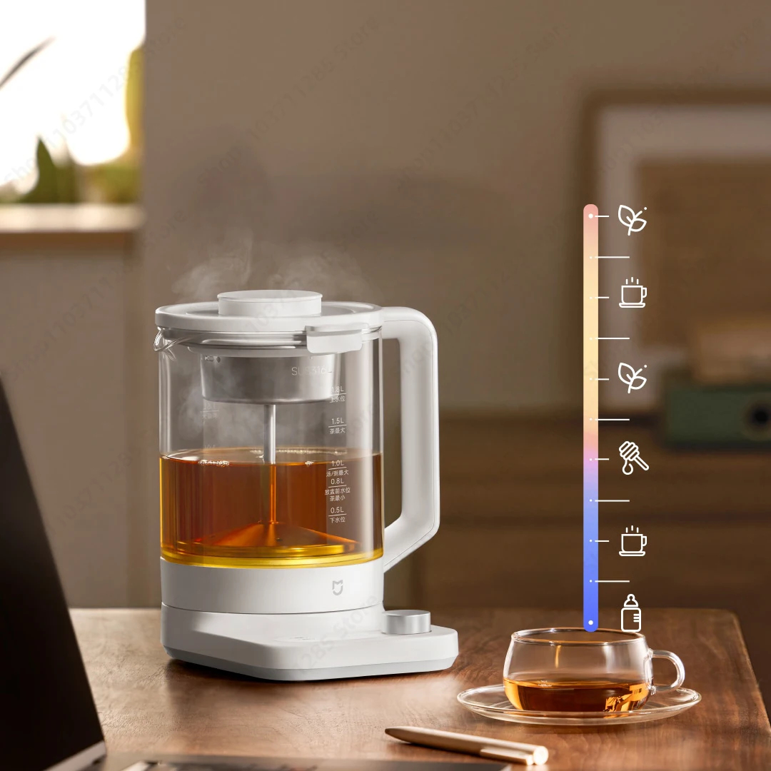 New Xiaomi Mijia Smart Multifunctional Health Kettle P1 1.8L Electric Pot 220V Food Contact Grade Material 10-gears Adjustable