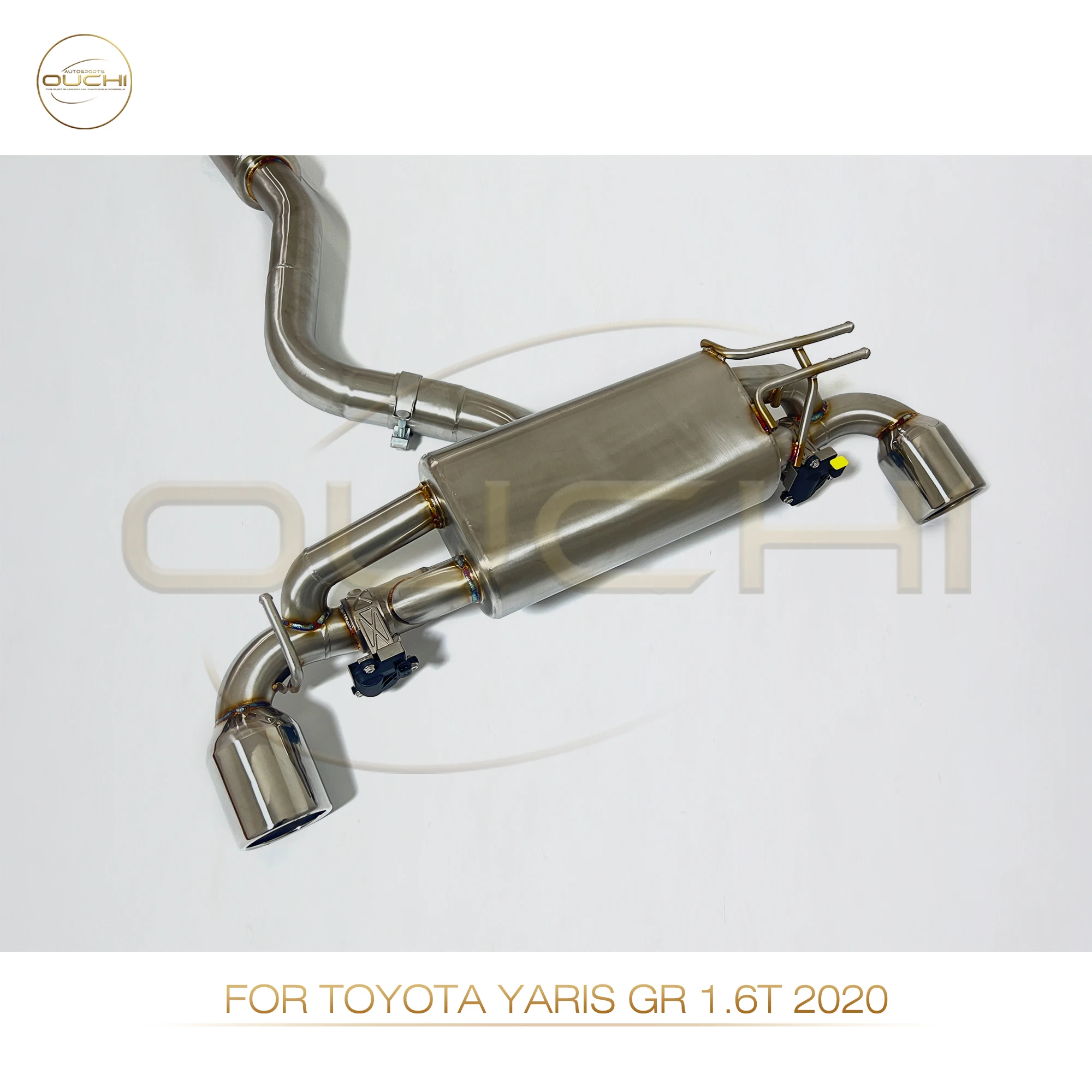 OUCHI Stainless Steel Exhaust System Performance Catback For Toyota Yaris GR 1.6T 2020 Muffler With Valve