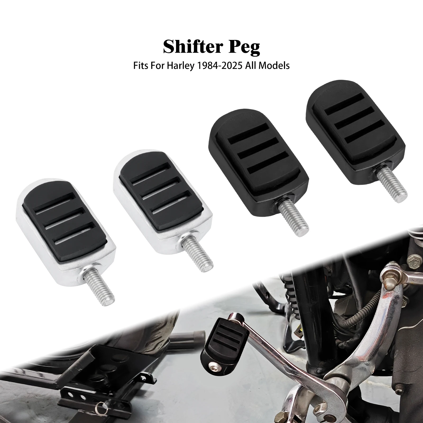 

Motorcycle Shifter Pedal Gear Lever Peg Heel Toe Shift Footrest For Harley Touring Electra Road Glide Sportster Softail FL Dyna