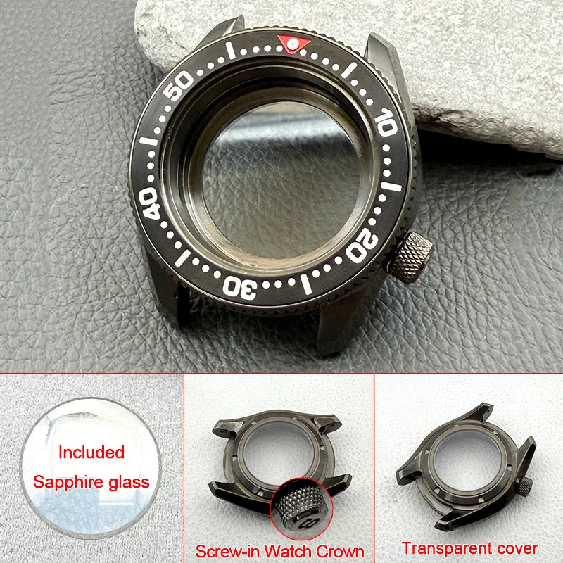 42mm Mod SPB185 SPB187 Replace Watch Case Fits 7S NH35 Movement 20ATM Waterproof Seal Back Cover Men Diving Watch Cases Custom