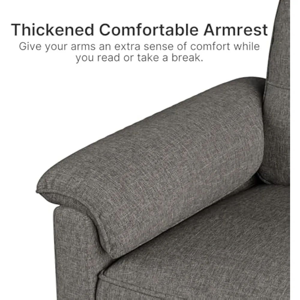 3-местный диван-диван с мягкими подлокотниками, глубоким сиденьем, удобной спинкой и ножками из массива дерева — легко собирается (серый)