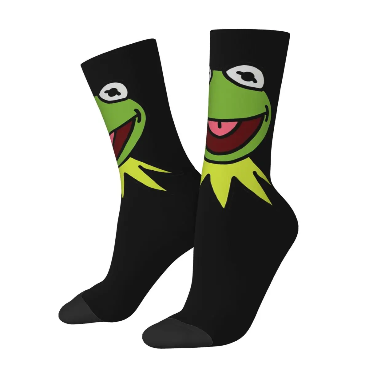 Kermit The Frog Socks Harajuku Super Soft Stockings All Season Long Socks Accessories for Man's Woman's Christmas Gifts