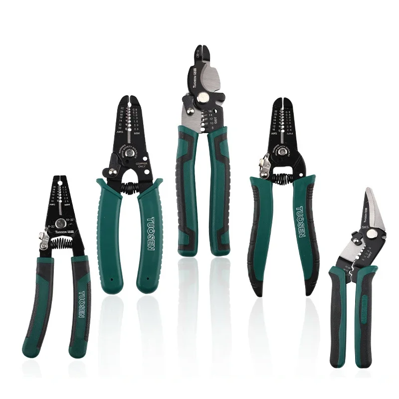 

1Pc Multi-Function Wire Stripper Pliers - Crimping & Cable Stripping Tool