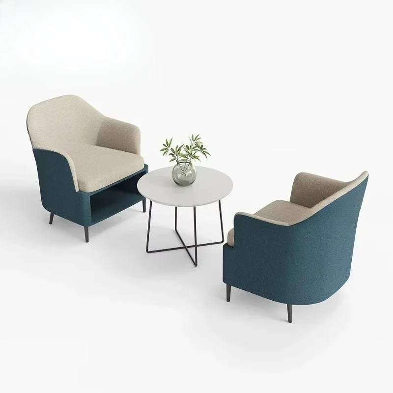 Storage Bookshelf Design Armchairs VIP Lounge Common Waiting Reception Area Armchairs
