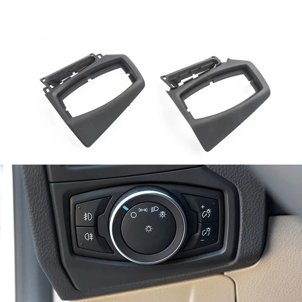 Car Headlight Switch Trim Frame Panel Cover Low&High Level Configuration For Ford New Focus 2012 - 2018 2017 2016 2015