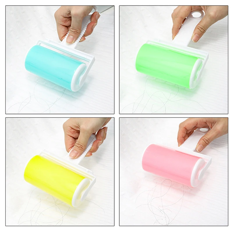 1PCS Hot Sale Household Colorful Cleaning Tools Lint Roller Remover Sticky Brush Roller For Pet Hair